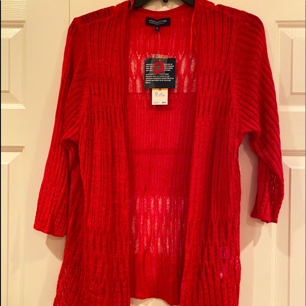 Jones New York NWT Fushcia Top-Never Worn 3X